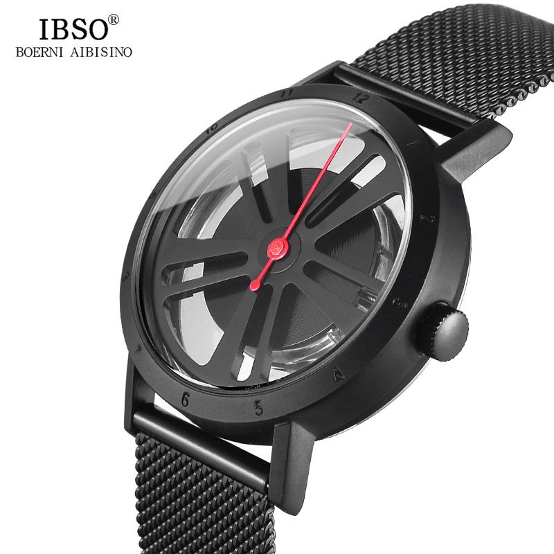 Wristwatches IBSO Brand Novelty Creative Wheel Design Rotate Sport Quartz Watch Men Locomotive Punk Style Mens Watches 2021 Relogio Masculin, Silver
Wristwatches IBSO Brand Novelty Creative Wheel Design Rotate Sport Quartz Watch Men Locomotive Punk Style Mens Watches 2021 Relogio Masculin, Silver