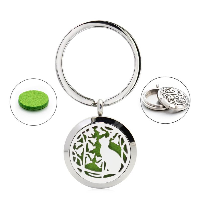 Keychains KNE232-457 25mm Locket With 30mm Key Ring Essential Oil Diffusion Diffuser DIY Jewelry Free 5pads
Keychains KNE232-457 25mm Locket With 30mm Key Ring Essential Oil Diffusion Diffuser DIY Jewelry Free 5pads
