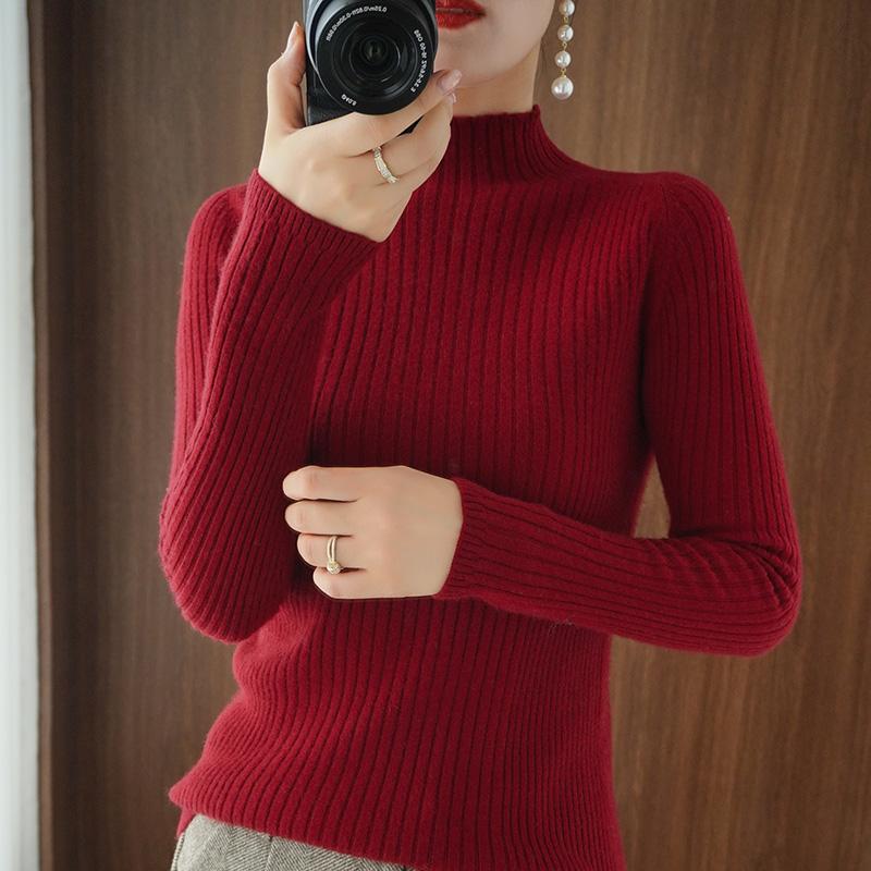 Women's Sweaters LHZSYY 2021 Wool Half-high Neck Base Shirt Women' Sweater Autumn Pullover Short Long Sleeve Slim Tight Cashmere Blend Knit, Golden camel
Women's Sweaters LHZSYY 2021 Wool Half-high Neck Base Shirt Women' Sweater Autumn Pullover Short Long Sleeve Slim Tight Cashmere Blend Knit, Golden camel