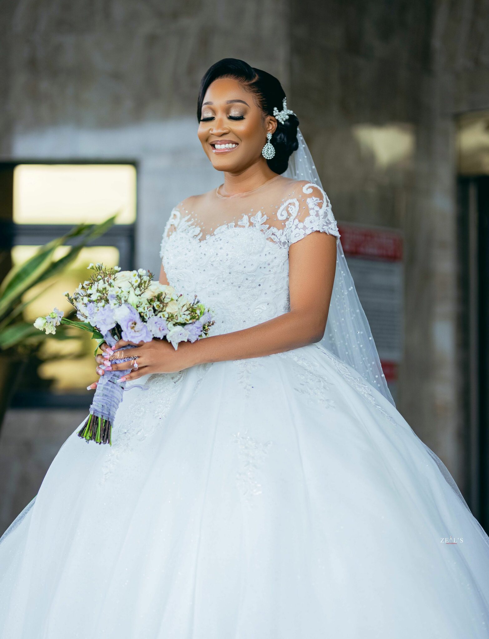 plus size arabic aso ebi luxurious vintage lace wedding dress sheer neck sexy tulle bridal gowns dresses zj3340