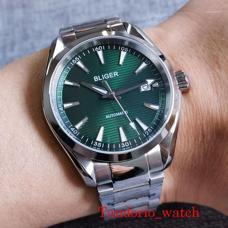 Wristwatches 40mm Green Dial Luxury Automatic Men Watch Stainless Steel Bracelet 24 Jewels NH35A Movement Glass/Solid Back, Black nologo 1
Wristwatches 40mm Green Dial Luxury Automatic Men Watch Stainless Steel Bracelet 24 Jewels NH35A Movement Glass/Solid Back, Black nologo 1