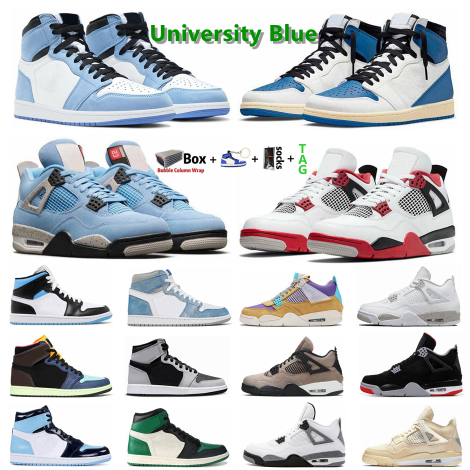 University Blue 1s Jumpman 1 Mens Basketball Shoes Black Cat 4 4s Hyper Royal Obsidian UNC White Oreo Bred Sail Sports Outdoor Women Sneakers
University Blue 1s Jumpman 1 Mens Basketball Shoes Black Cat 4 4s Hyper Royal Obsidian UNC White Oreo Bred Sail Sports Outdoor Women Sneakers
