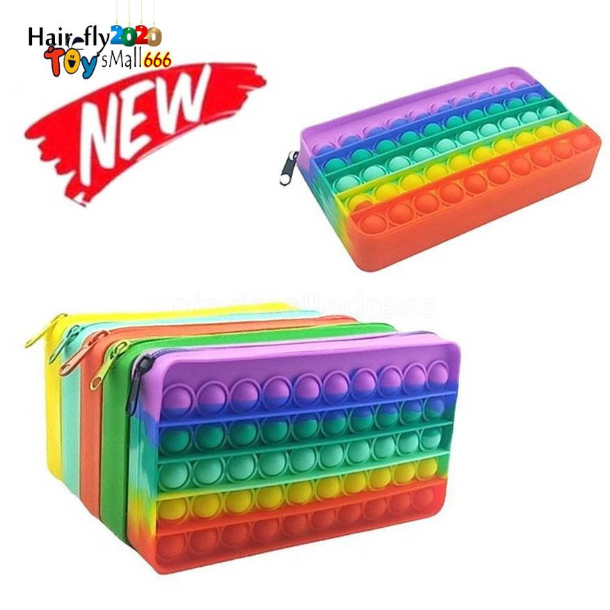 20cm Fidget Toys wallet portable decompression Push It Bubble Sensory Autism Special Needs Stress Reliever Squeeze Toy for Kids Family hy28
20cm Fidget Toys wallet portable decompression Push It Bubble Sensory Autism Special Needs Stress Reliever Squeeze Toy for Kids Family hy28