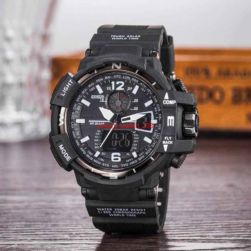 GA1100+G box relogio men's sports watches, LED chronograph wristwatch, military watch, digital watch, good gift for men & boy, dropship, Slivery;brown
GA1100+G box relogio men's sports watches, LED chronograph wristwatch, military watch, digital watch, good gift for men & boy, dropship, Slivery;brown