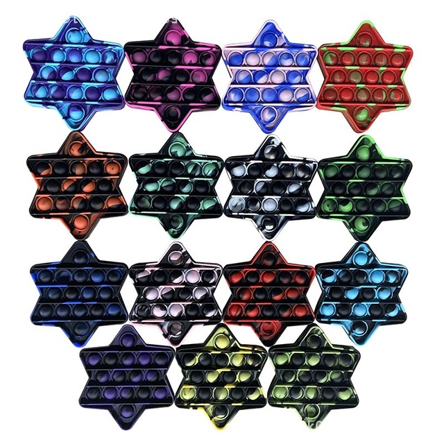 Among Bubble Us Colorful Cute Fidget Toys Its Anti-stress Antistres Adult Reliever Children Kid Gift Kawaii Figet Toy-gift