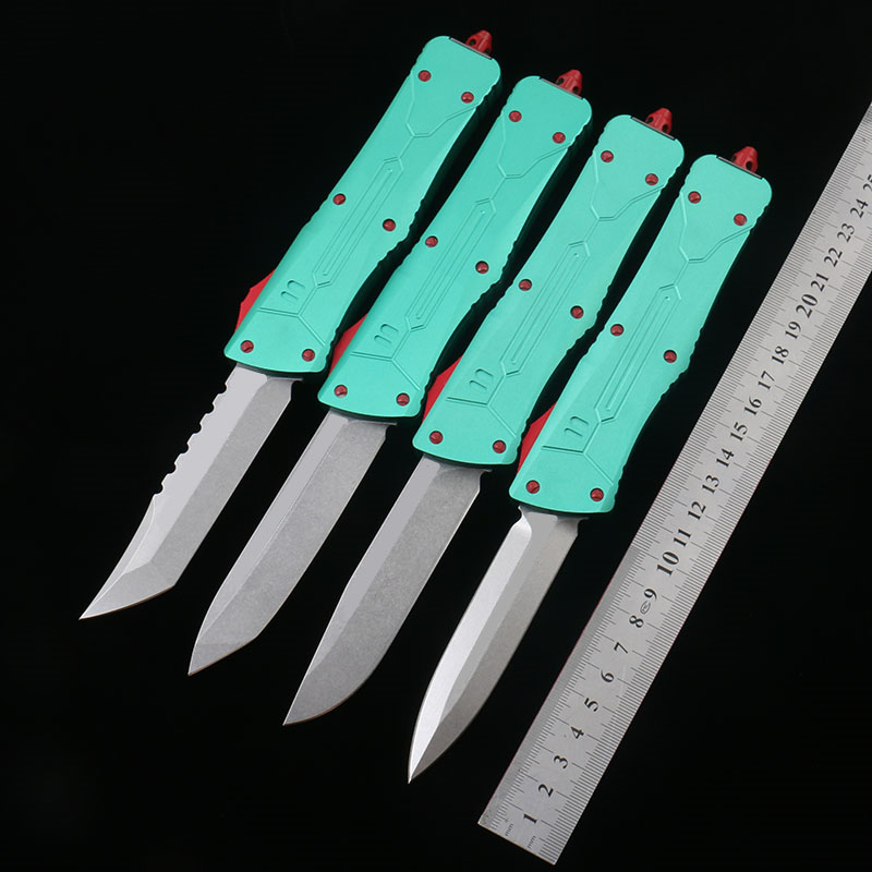 Microtech Bounty Hunter COMBAT TROODON Automatic knife D2 blade 606-T6 Aluminum alloy Outdoor camping survival EDC tool Tactical pocket knives
Microtech Bounty Hunter COMBAT TROODON Automatic knife D2 blade 606-T6 Aluminum alloy Outdoor camping survival EDC tool Tactical pocket knives