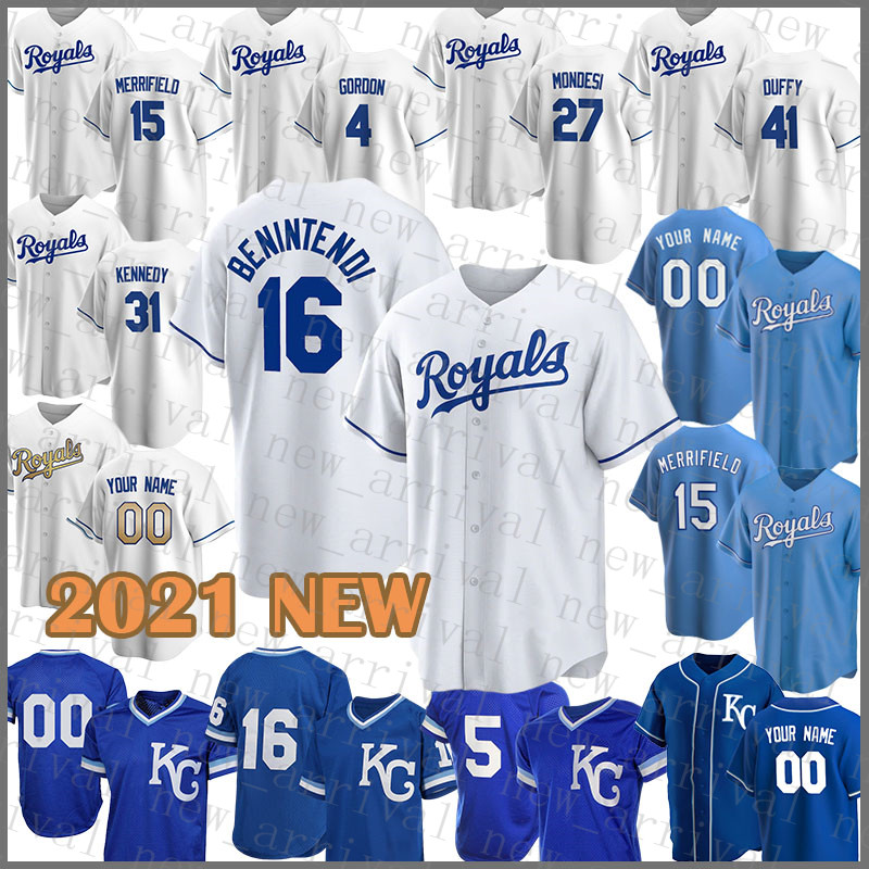 Kansas City Custom Royals Baseball Jersey 16 Andrew Benintendi 16 Bo Jackson 15 Whit Merrifield 5 George Brett 6 Lorenzo Cain 8 Moustakas, Custom(huangjia retro
Kansas City Custom Royals Baseball Jersey 16 Andrew Benintendi 16 Bo Jackson 15 Whit Merrifield 5 George Brett 6 Lorenzo Cain 8 Moustakas, Custom(huangjia retro