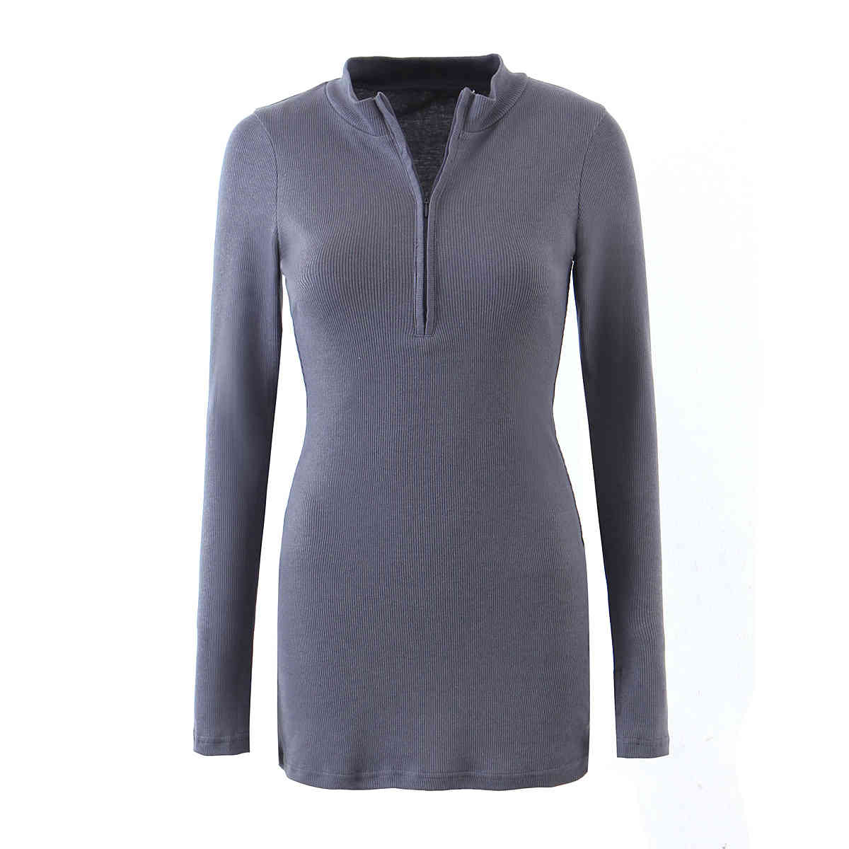 Spring Women Knitting Striped Line Zipper Collar Mini Short Sweater Dress Vintage Pullover Package Hips Long sleeve Dresses 210429