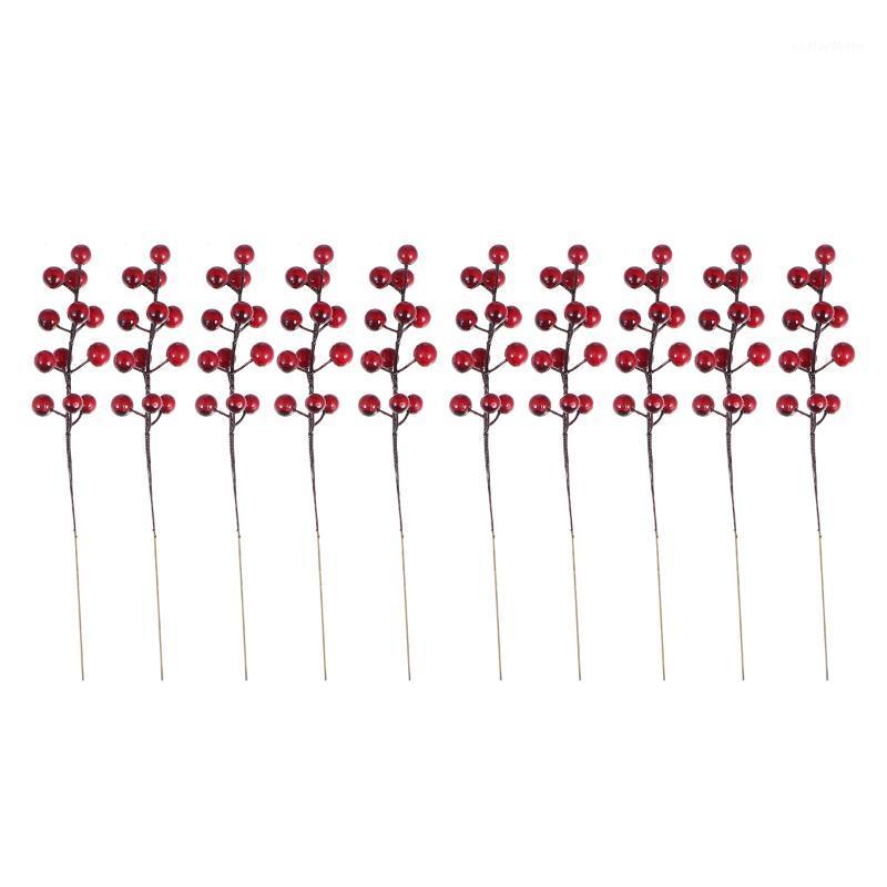 Decorative Flowers & Wreaths 10pcs Christmas Tree DIY Crafts Artificial Red Berry Stems Decorations
Decorative Flowers & Wreaths 10pcs Christmas Tree DIY Crafts Artificial Red Berry Stems Decorations