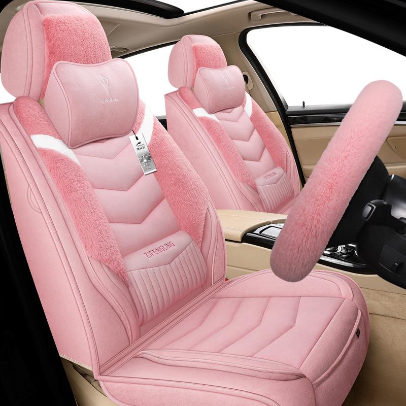 Car Seat Covers Autocovers For Sedan SUV Durable Faux Five Seats Mats Women Pink Design Thick Warm Cover
Car Seat Covers Autocovers For Sedan SUV Durable Faux Five Seats Mats Women Pink Design Thick Warm Cover