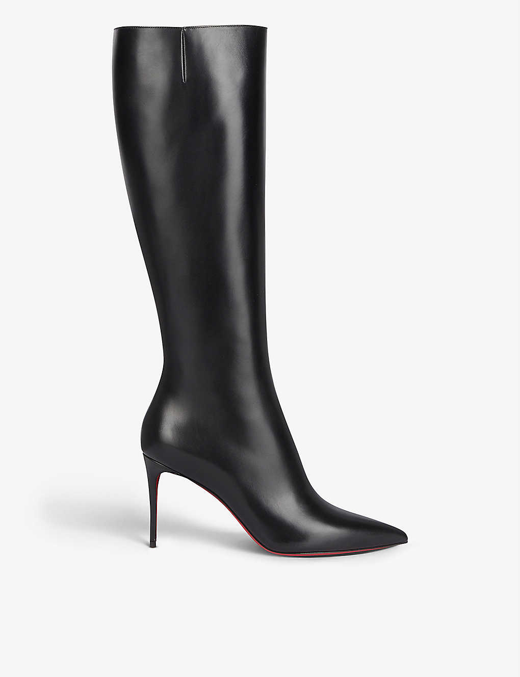 Clean Leather Women Long boot Red bottom heeled Kate Botta black calfskin genuine leathers pointed toe with zipper classic knee-high boots Winter Womens shoes
Clean Leather Women Long boot Red bottom heeled Kate Botta black calfskin genuine leathers pointed toe with zipper classic knee-high boots Winter Womens shoes