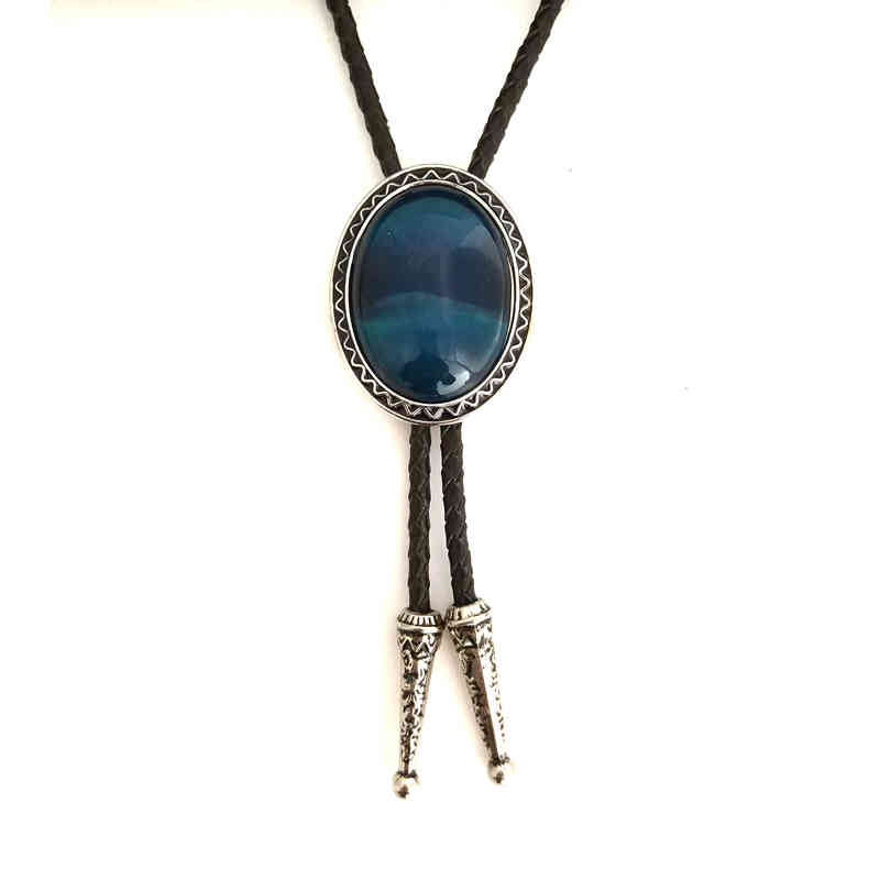 Wtern cowboy tie Black leather with metal buckle 5 color Blue natural agate decoration retail custom bolo ti
Wtern cowboy tie Black leather with metal buckle 5 color Blue natural agate decoration retail custom bolo ti