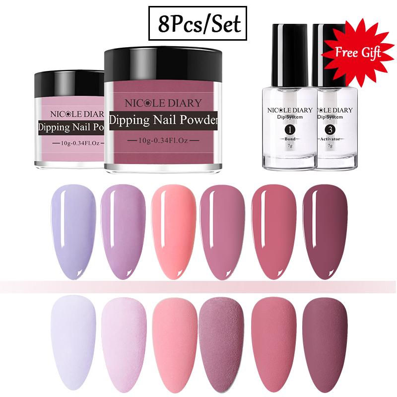 8Pcs/Set Dipping Nail Powder Nude Pink Colorful Dip Glitter Polish Chrome Without Lamp Cure Dust
8Pcs/Set Dipping Nail Powder Nude Pink Colorful Dip Glitter Polish Chrome Without Lamp Cure Dust