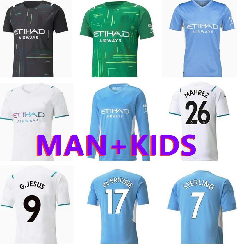 

21 22 city soccer jersey 2021 2022 man STERLING football shirt manchester KUN AGUERO DE BRUYNE BERNARDO MAHREZ RODRIGO FODEN FERRAN Gundogan home men + kids kits RUBEN, Beige