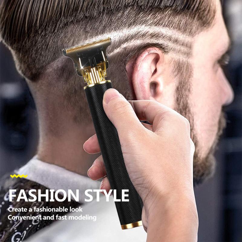 Electric Hair Brushes Clipper Professional T9 Trimmer Barber Shaver Beard 0mm Cutting Machine For Men Rechargeable