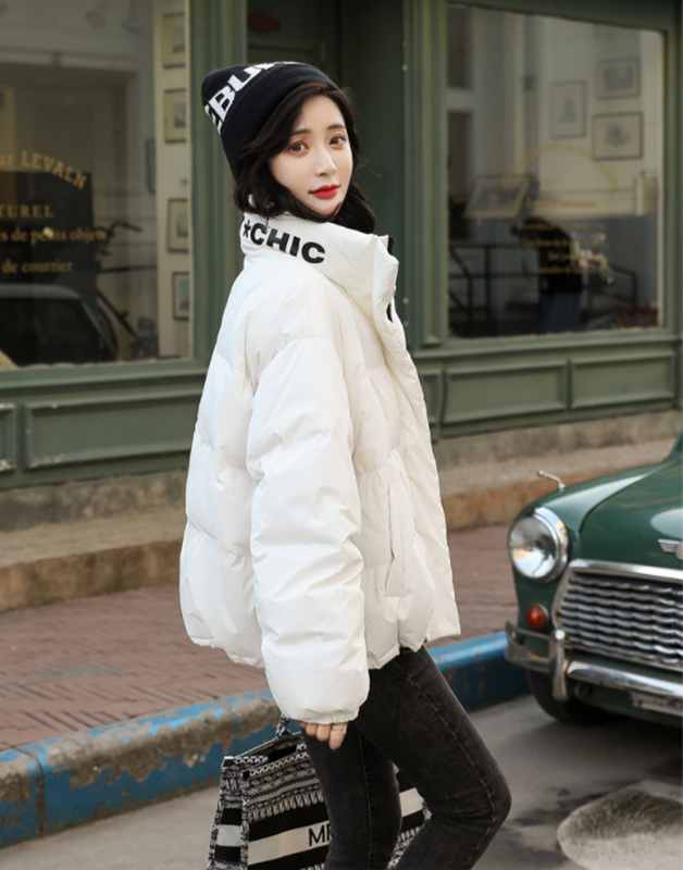 Women' winter down jacket stand collar light and thin fashion wet short style, Photo color
Women' winter down jacket stand collar light and thin fashion wet short style, Photo color