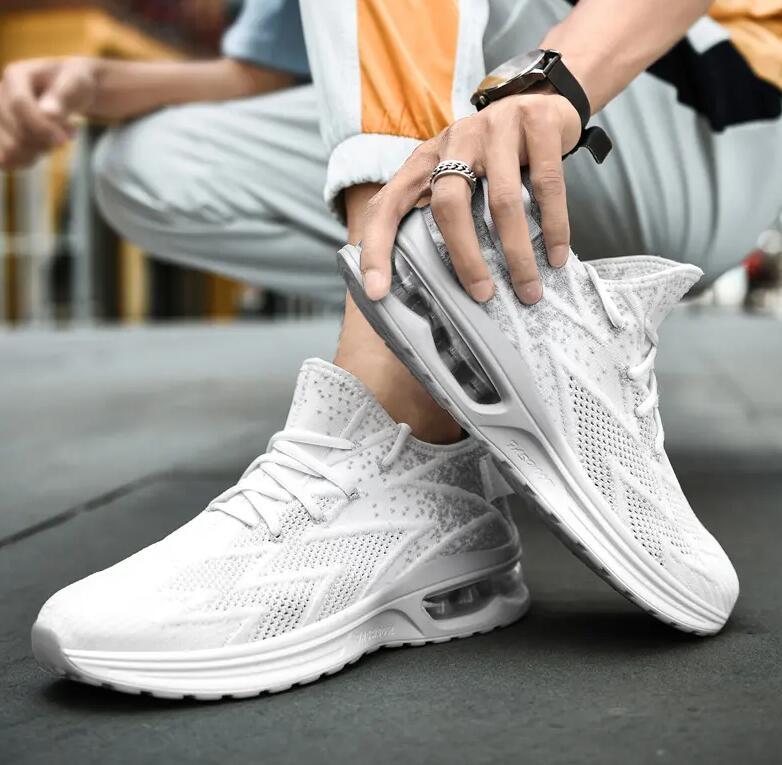 RYE6526 Factory Sale Men's Sports Flying Woven Trainer Shoe…