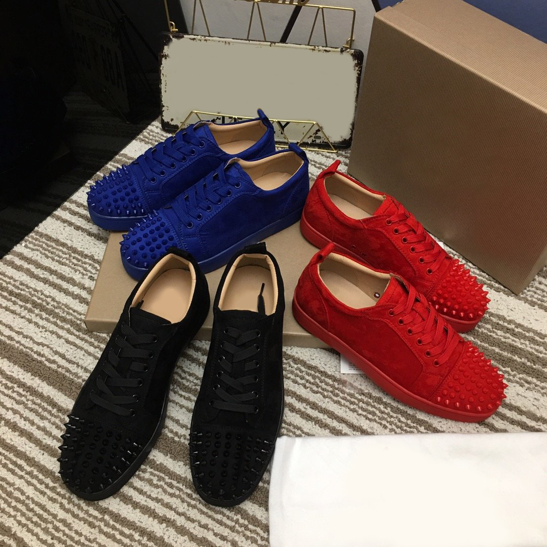 2021 High Quality Red Bottom Casual Shoes Designers Rivet Sneakers Mens Womens Couple Trainers Spikes Suede Flat Stylist Shoe Q-122, Link products:#10
2021 High Quality Red Bottom Casual Shoes Designers Rivet Sneakers Mens Womens Couple Trainers Spikes Suede Flat Stylist Shoe Q-122, Link products:#10