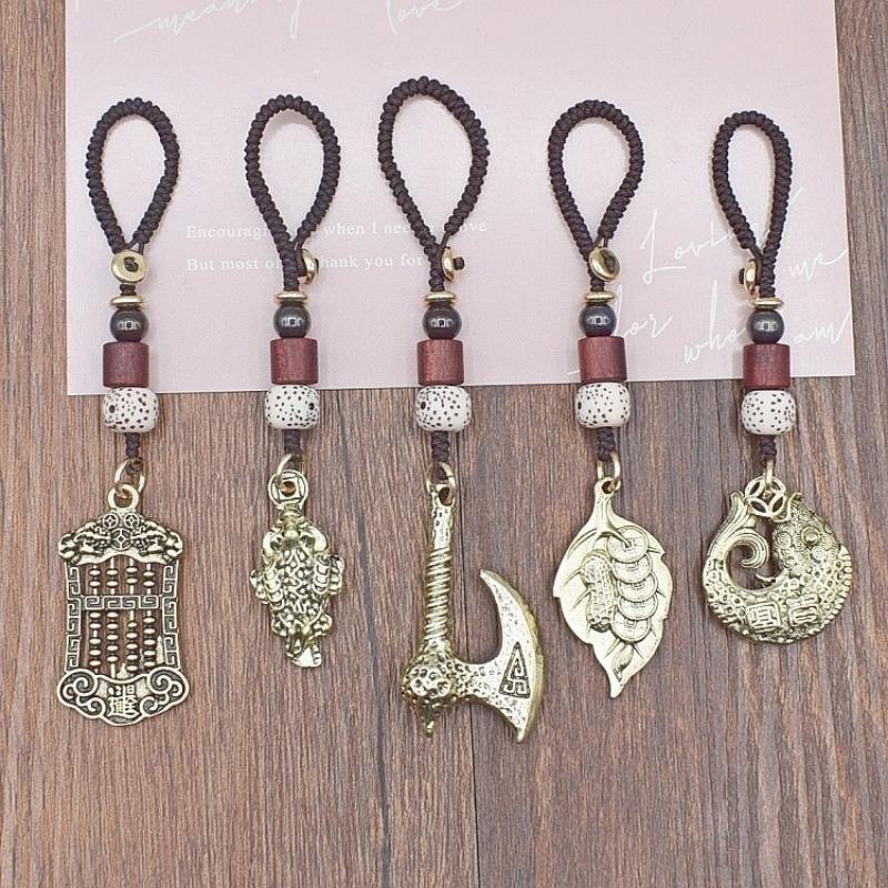Keychains Handmade Rope Lucky Feng Shui Hang Antique Brass Ax Key Chain Pendant Jewelry Buddha Brand Souvenir Gift Car
Keychains Handmade Rope Lucky Feng Shui Hang Antique Brass Ax Key Chain Pendant Jewelry Buddha Brand Souvenir Gift Car