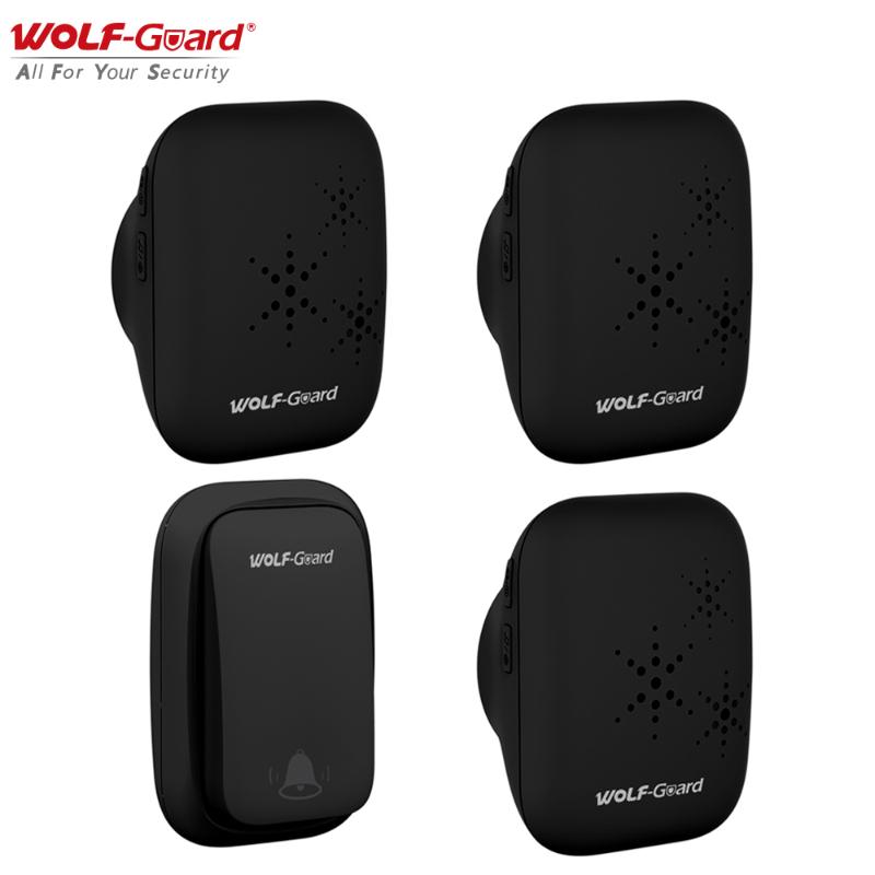 Wolf-Guard Wireless Doorbell Home Security Smart Welcome Door Bell Self-Powered Waterproof LED Indicator 38 Music Adjustable Doorbells
Wolf-Guard Wireless Doorbell Home Security Smart Welcome Door Bell Self-Powered Waterproof LED Indicator 38 Music Adjustable Doorbells