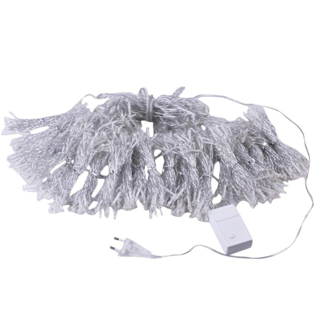 NEW 3M x 3M LED Window Curtain String Fairy Lights Curtain Garlands Strip Party Lights For Wedding Wall Decoration Wedding Party Home