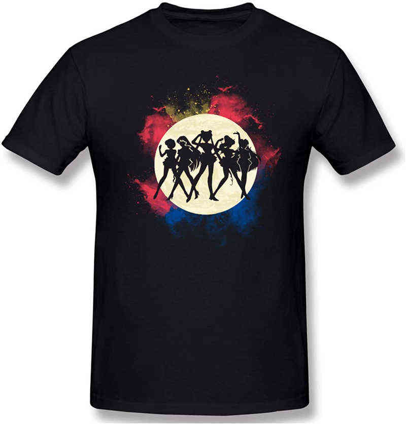 Sailor Team Space Men's 100% Cotton Short Sleeve T-Shirt Sun Protection Running Workout Shirts Black Sailor Moon Tshirts For Men G220223, Show as picture
Sailor Team Space Men's 100% Cotton Short Sleeve T-Shirt Sun Protection Running Workout Shirts Black Sailor Moon Tshirts For Men G220223, Show as picture
