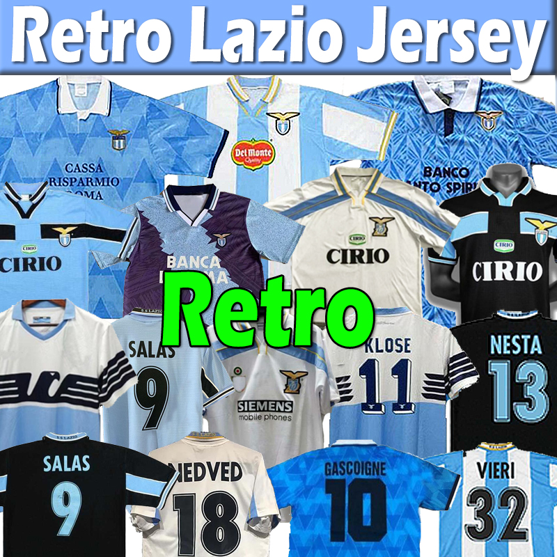 Retro lazio 1989 1990 1991 1992 1999 2000 2001 soccer jerseys NEDVED SIMEONE SALAS GASCOIGNE NESTA VERON CRESPO 89 90 91 92 93 98 99 00 100TH football shirt top
Retro lazio 1989 1990 1991 1992 1999 2000 2001 soccer jerseys NEDVED SIMEONE SALAS GASCOIGNE NESTA VERON CRESPO 89 90 91 92 93 98 99 00 100TH football shirt top