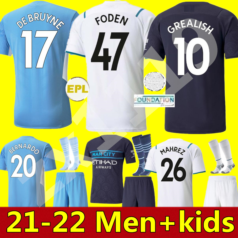 21 22 city soccer jerseys 2021 2022 Home away 3rd man GREALISH FODEN STERLING football shirt manchester DE BRUYNE GESUS BERNARDO MAHREZ RODRIGO men kids kits, Adult away+patch
21 22 city soccer jerseys 2021 2022 Home away 3rd man GREALISH FODEN STERLING football shirt manchester DE BRUYNE GESUS BERNARDO MAHREZ RODRIGO men kids kits, Adult away+patch
