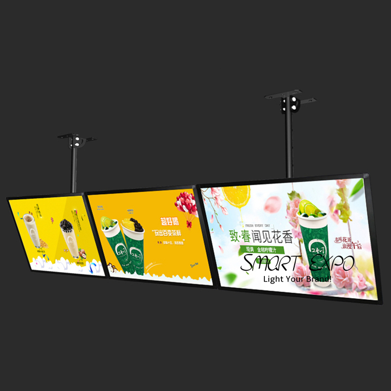 Quality LED Menu Box Illuminated Board Sign Advertising Display Wall or Ceiling Hang (40x60cm)