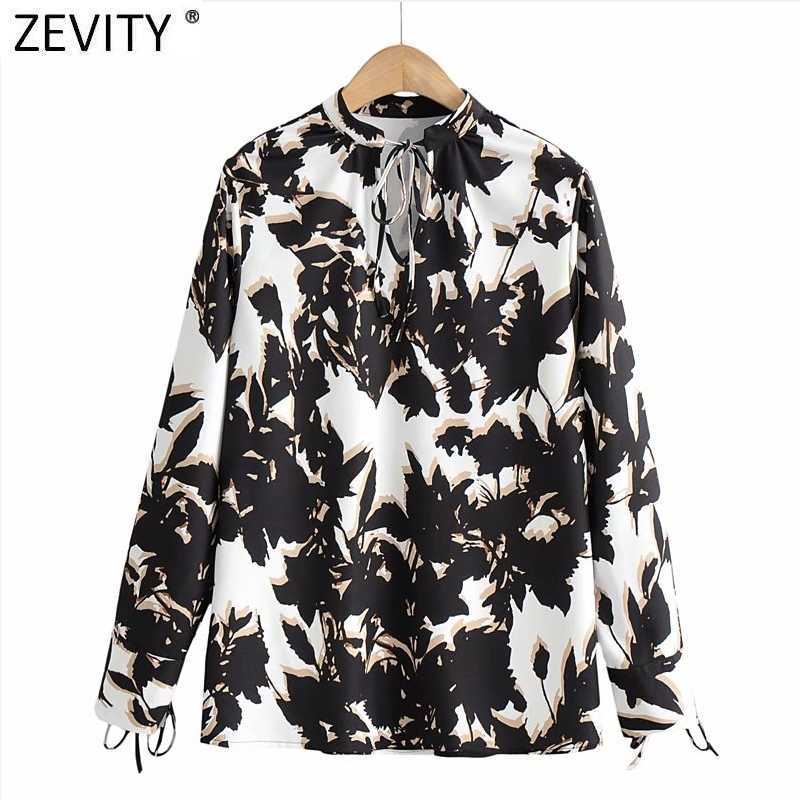 Zevity Spring Women Vintage Stand Collar Ink Flower Print Casual Smock Blouse Female Lace Up Shirts Chic Blusas Tops LS7579 210603, As pic ls7579tc
Zevity Spring Women Vintage Stand Collar Ink Flower Print Casual Smock Blouse Female Lace Up Shirts Chic Blusas Tops LS7579 210603, As pic ls7579tc