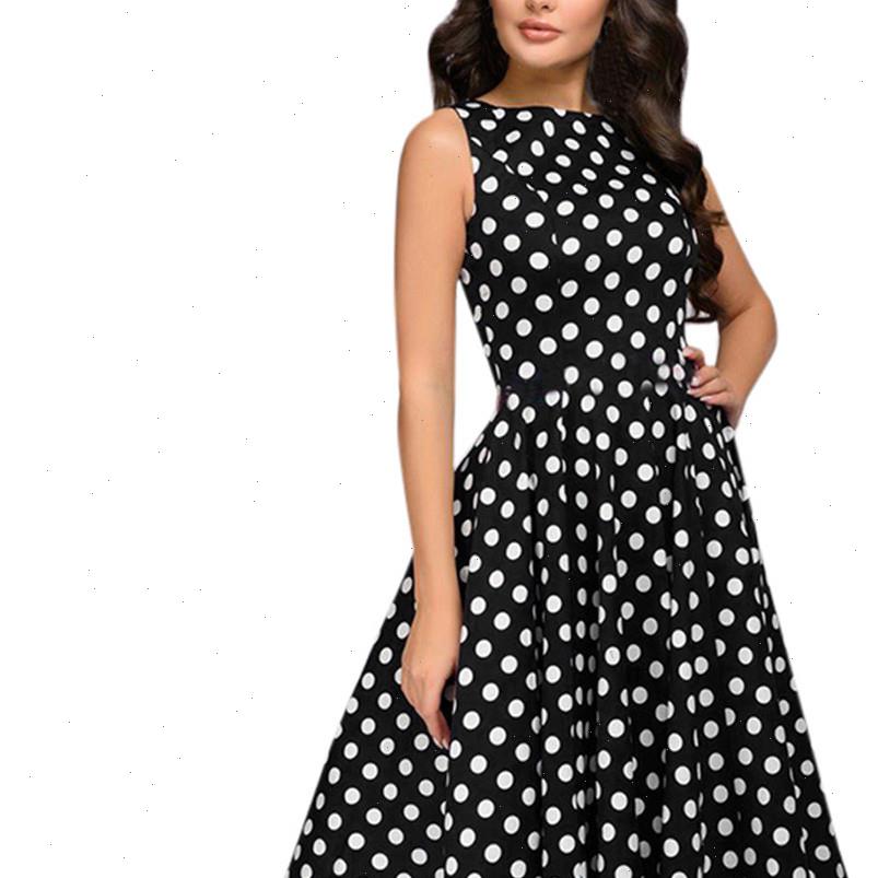 Womens Dresses Women Elegant Polka Dot Woman Party Night Casual Sleeveless Vintage Zip Retro Midi Dress Formal B, Black;gray
Womens Dresses Women Elegant Polka Dot Woman Party Night Casual Sleeveless Vintage Zip Retro Midi Dress Formal B, Black;gray
