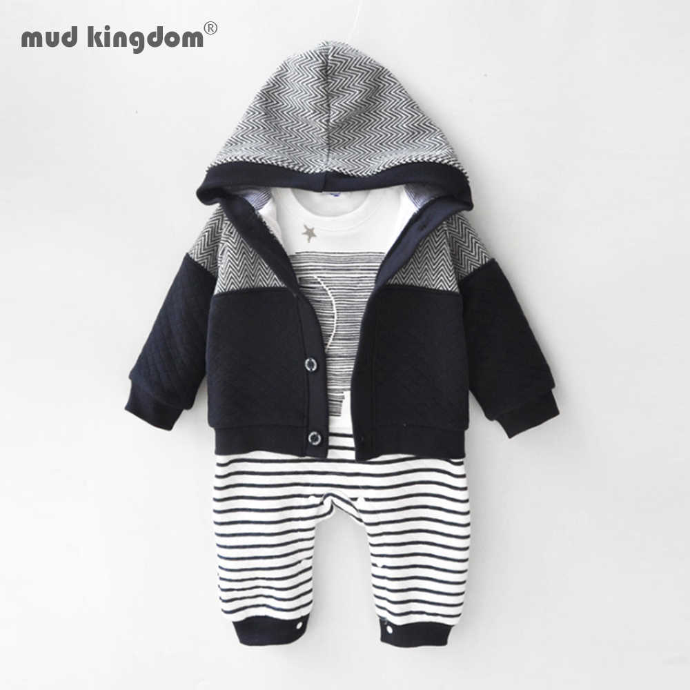 Mudkingdom Baby Boy Elephant Romper Cardigan Outfit Overall Suit Thick Stripe Hooded Coat Infant Clothes 210615, Striped
Mudkingdom Baby Boy Elephant Romper Cardigan Outfit Overall Suit Thick Stripe Hooded Coat Infant Clothes 210615, Striped