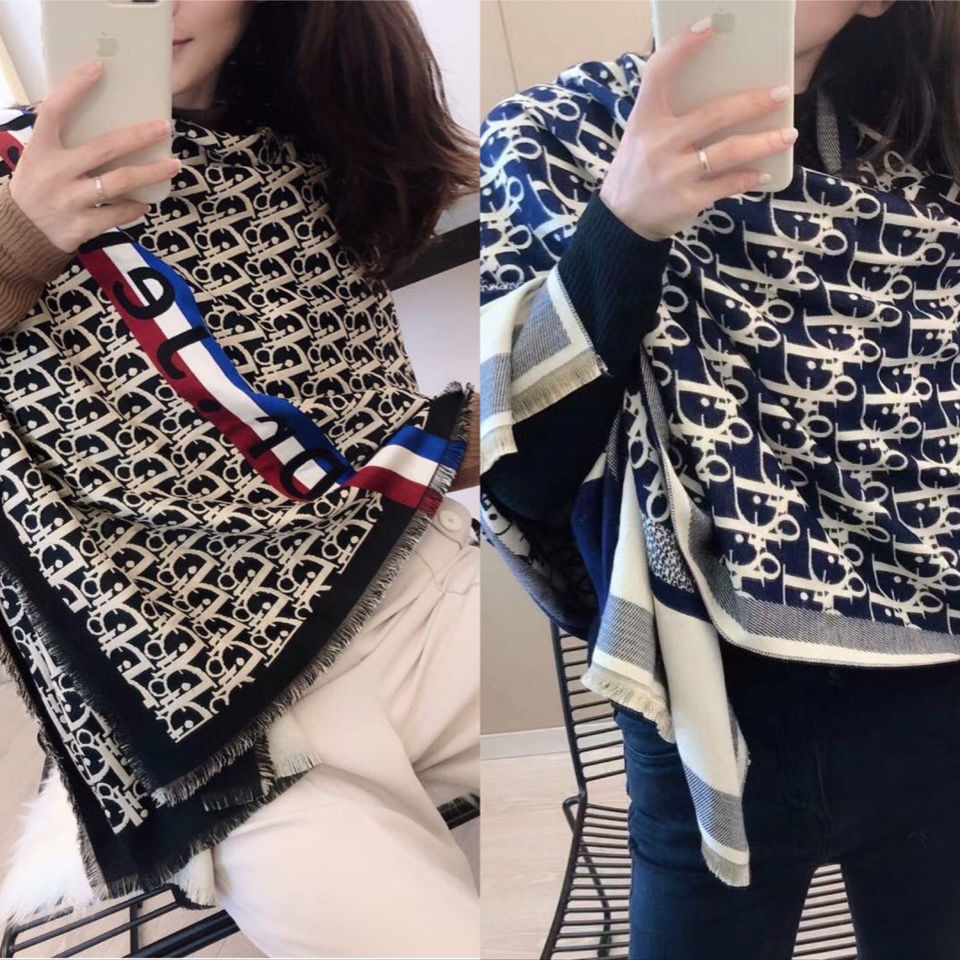 New Letter D Artificial Cashmere Scarf Women S Autumn And Winter Big Brand Classic Double-Sided Dual-Use Warm Shawl Big Long Scarf Women, Blue;gray
New Letter D Artificial Cashmere Scarf Women S Autumn And Winter Big Brand Classic Double-Sided Dual-Use Warm Shawl Big Long Scarf Women, Blue;gray