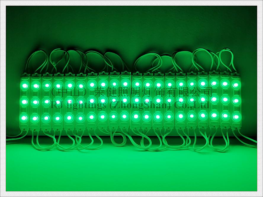 AC 110V 220V input injection LED module light 75mmX14mmX8mm SMD 2835 3 LED 1.8W IP65 waterproof
