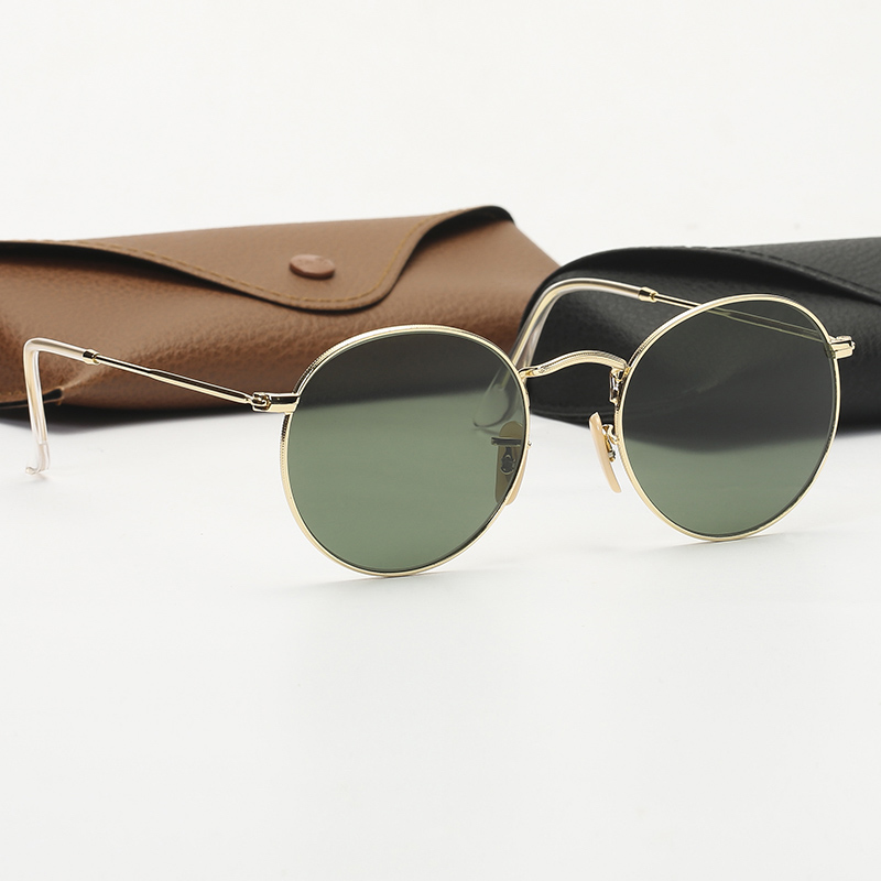 Round Polarized sunglasses womens sunglasses mens fashion real UV protect glass lenses with brown or black leather case, accessories!
Round Polarized sunglasses womens sunglasses mens fashion real UV protect glass lenses with brown or black leather case, accessories!