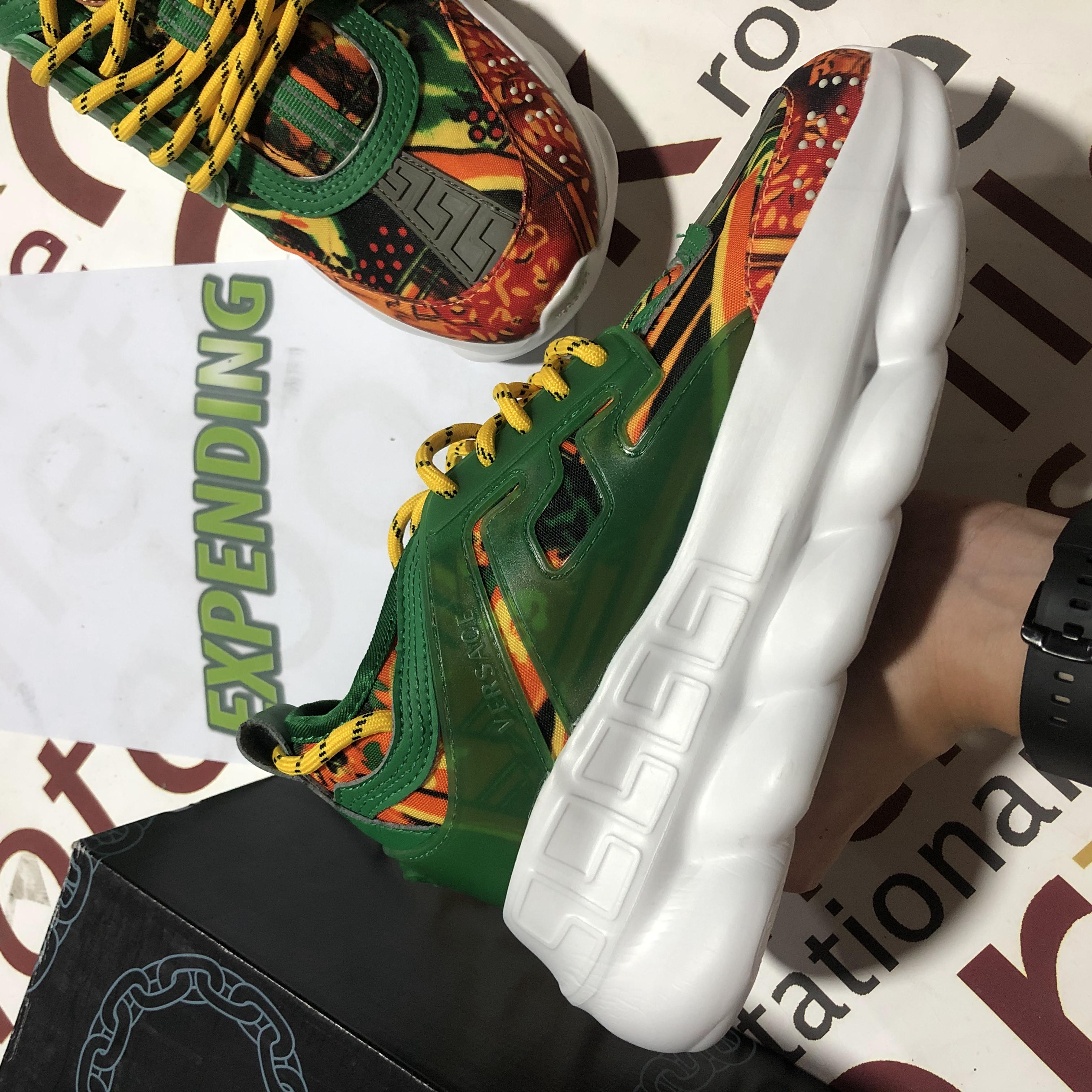 Top Quality Men Women Chain Trainer Casual Retro Shoes Mens Womens Fashion Outdoor Classic Canvas Leather Trainers Designer Sneakers With Box, Customize
Top Quality Men Women Chain Trainer Casual Retro Shoes Mens Womens Fashion Outdoor Classic Canvas Leather Trainers Designer Sneakers With Box, Customize