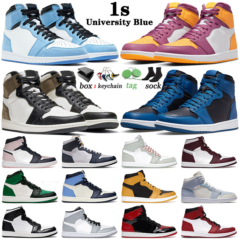 Basketball Shoes 1 1s With Box University Blue High Dark Mocha Marina Brotherhood Jumpman Silver Toe Carbon Fiber Obsidian Bred Patent Mens Women Sneakers Trainers, B32 36-46 high element black particle gr
Basketball Shoes 1 1s With Box University Blue High Dark Mocha Marina Brotherhood Jumpman Silver Toe Carbon Fiber Obsidian Bred Patent Mens Women Sneakers Trainers, B32 36-46 high element black particle gr