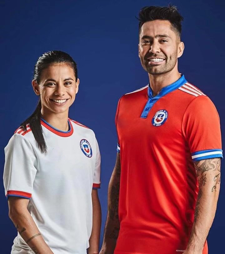 2021 2022 Chili soccer jerseys Copa America Alexis Vidal Vargas Medel 21/22 Pinares camiseta de fútbol national teamhome away training football shirts maillots, 21/22 patch
2021 2022 Chili soccer jerseys Copa America Alexis Vidal Vargas Medel 21/22 Pinares camiseta de fútbol national teamhome away training football shirts maillots, 21/22 patch