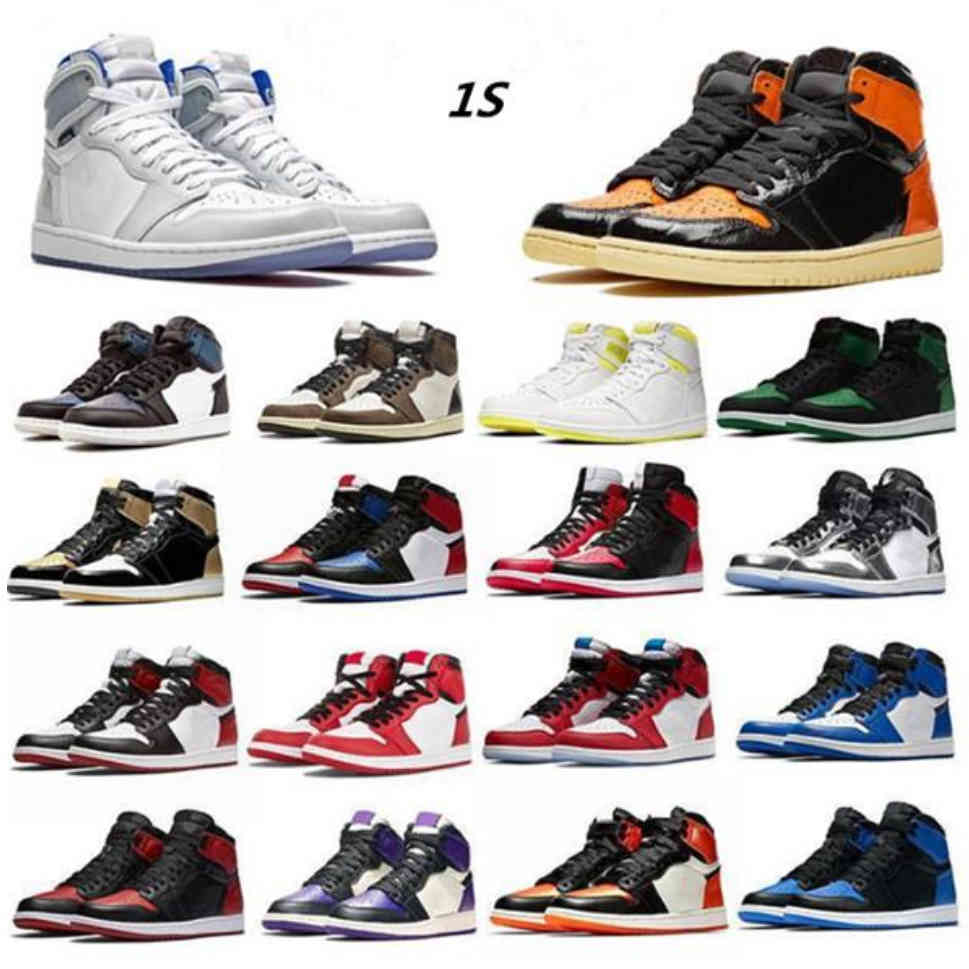 2021 Pine Green Black 1s Dress shoes Jumpman 1 Bloodline Men Sneakers Fearless Obsidian UNC Patent gold toe top Trainers
2021 Pine Green Black 1s Dress shoes Jumpman 1 Bloodline Men Sneakers Fearless Obsidian UNC Patent gold toe top Trainers