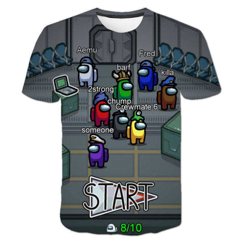 2020 funny t-shirt kawaii new game among us t-shirts kids fun summer tops cartoon t-shirts impostors graphic hip-hop tops t-shir, Black;yellow
2020 funny t-shirt kawaii new game among us t-shirts kids fun summer tops cartoon t-shirts impostors graphic hip-hop tops t-shir, Black;yellow