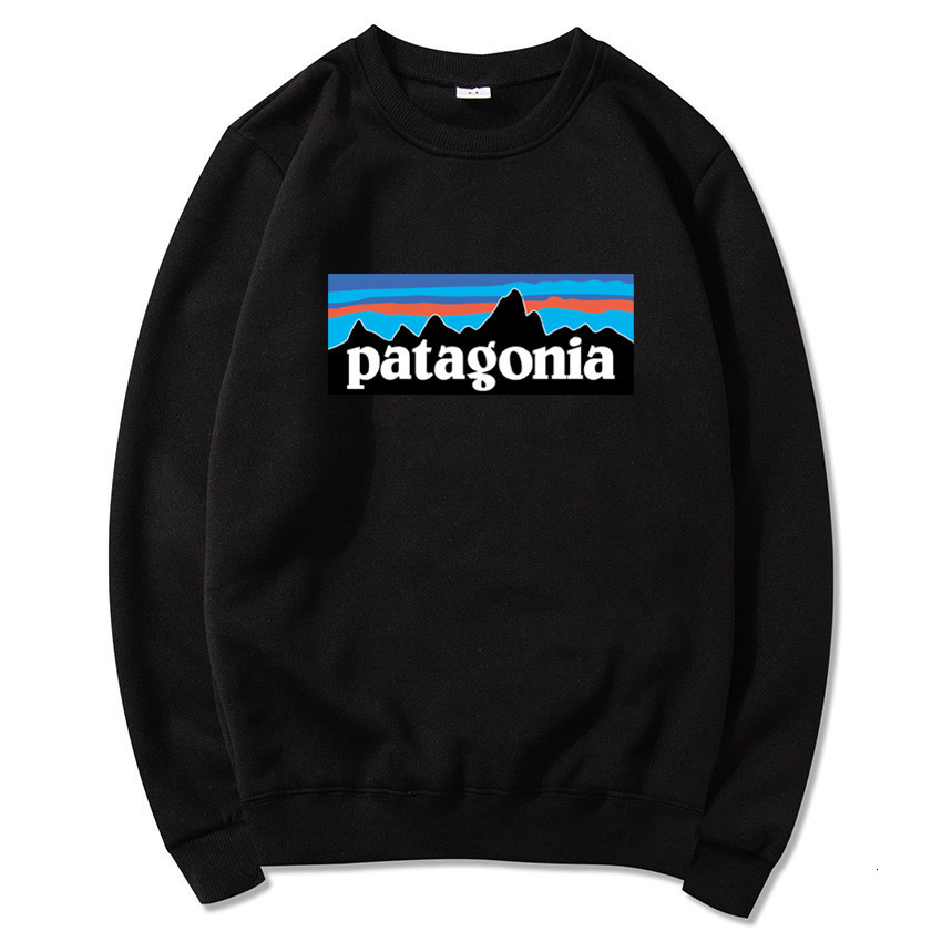 Japanese exclusive Patagonia Bata mountain printed round neck sweater men's Pullover Sweatshirt fleece, Black
Japanese exclusive Patagonia Bata mountain printed round neck sweater men's Pullover Sweatshirt fleece, Black