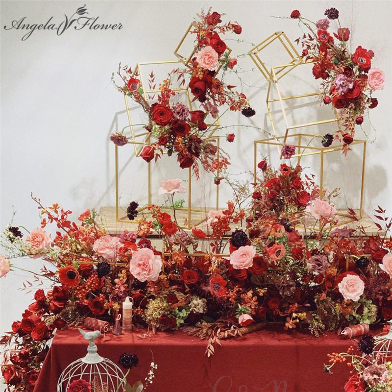 Decorative Flowers & Wreaths Various Burgundy Dark Red DIY Bridal Bouquet Materials Home Party Wedding Decor Flower Arrangement Artificial F
Decorative Flowers & Wreaths Various Burgundy Dark Red DIY Bridal Bouquet Materials Home Party Wedding Decor Flower Arrangement Artificial F