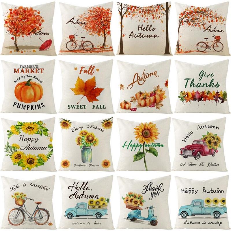 Pillow Case Square Throw Pillowcase Leaf Sunflower Soft Linen Sofa Bedroom Office Living Room Car Cushion Cover Bed Home Decor
Pillow Case Square Throw Pillowcase Leaf Sunflower Soft Linen Sofa Bedroom Office Living Room Car Cushion Cover Bed Home Decor