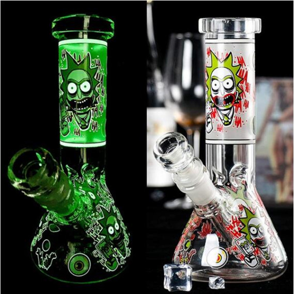 7.8 inchs Glow In The Dark Bong Beaker Dab Rigs Hookahs Glass Bubbler Rick Ice Smoking Water Pipes With 14mm Bowl
7.8 inchs Glow In The Dark Bong Beaker Dab Rigs Hookahs Glass Bubbler Rick Ice Smoking Water Pipes With 14mm Bowl