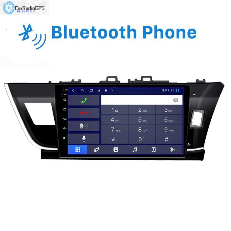 Car DVD Player for toyota COROLLA ALTIS 2014-2016 RHD Android 10 OS 8-CORE 4+64g Touch Screen Stereo radio GPS Sat Navi Head Unit