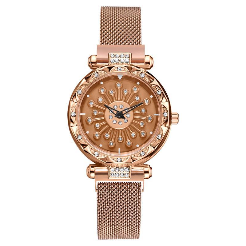 Wristwatches 2021 Ladies Watch Luxury Special Rhinestone Flower Dial Magnet Stone Business, As pic
Wristwatches 2021 Ladies Watch Luxury Special Rhinestone Flower Dial Magnet Stone Business, As pic