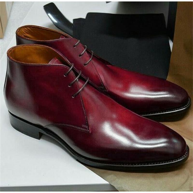 dress shoes nova moda masculina tendência vestido sapatos artesanal high-end pure color pu polido laço-up britânico cavalheiro tornozelo bot, Black
dress shoes nova moda masculina tendência vestido sapatos artesanal high-end pure color pu polido laço-up britânico cavalheiro tornozelo bot, Black
