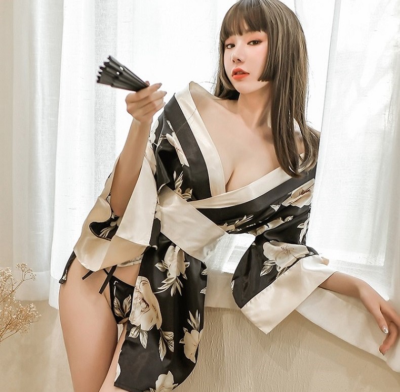 Japanese Kimono Dress Cosplay Sexy Set for Women Sleepwear Yukata Pajamas Print Silk Japan Clothing, Black;white
Japanese Kimono Dress Cosplay Sexy Set for Women Sleepwear Yukata Pajamas Print Silk Japan Clothing, Black;white