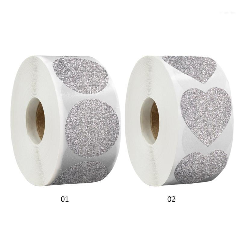 Gift Wrap 500pcs 1 Inch Matte Glitter Sticker Round Heart Seal Labels For DIY Box Baking Package Envelope Stationery Decoration
Gift Wrap 500pcs 1 Inch Matte Glitter Sticker Round Heart Seal Labels For DIY Box Baking Package Envelope Stationery Decoration