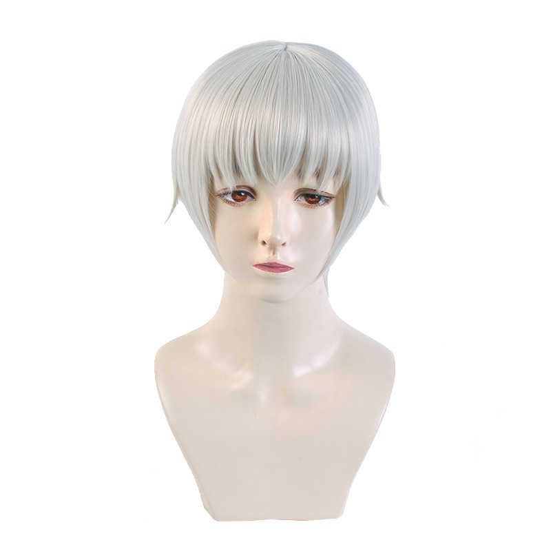 Jujutsu Kaisen Anime Toge Inumaki Cosplay Costume Wig Top+Pants Halloween Christmas Party School Uniform Outfits Men Women Y0913